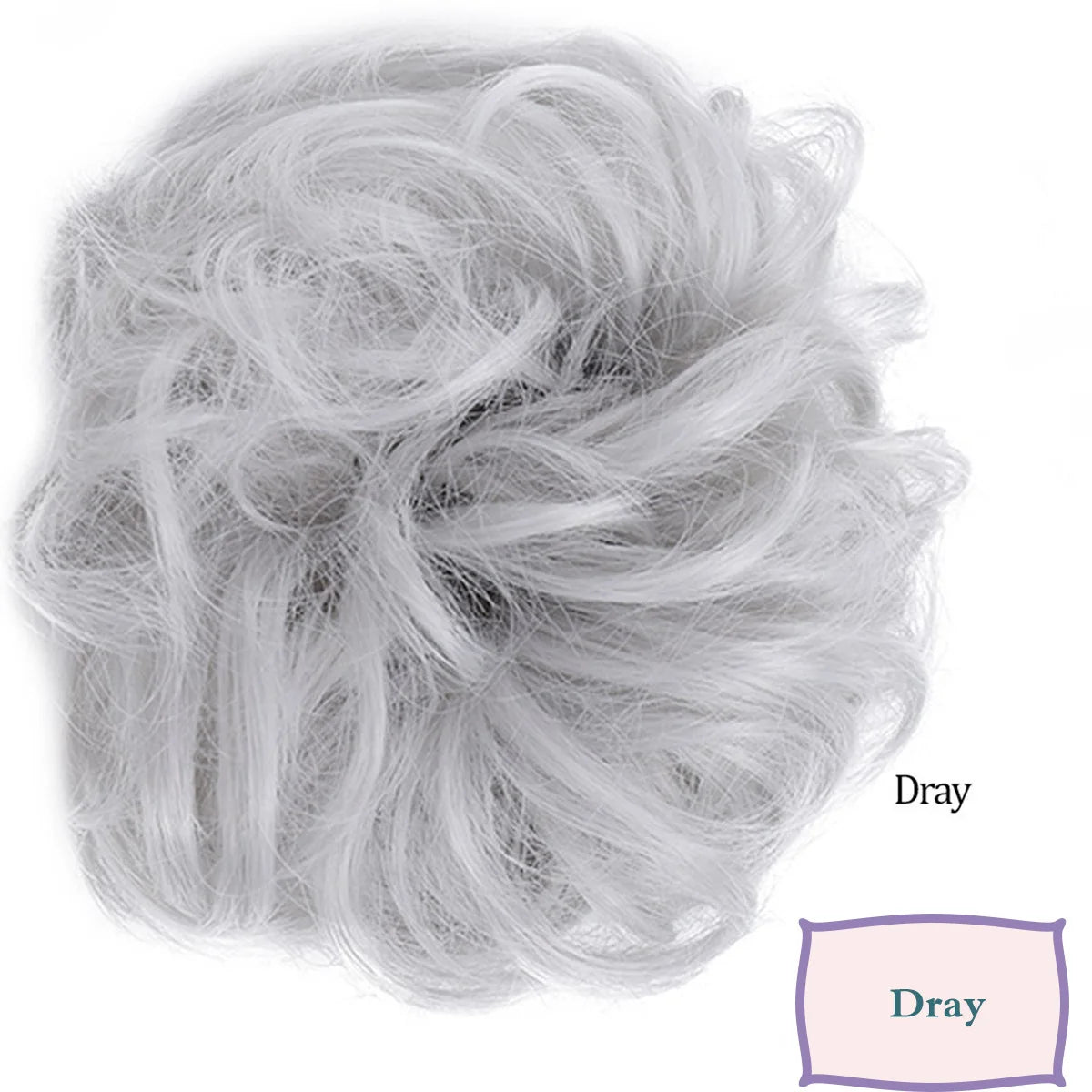 Synthetic Messy Hair Bun Chignon Scrunchies Fake Hair Band Braid Elastic Hairpiece Tail Chignon Donut Updo Hair Pieces for Women