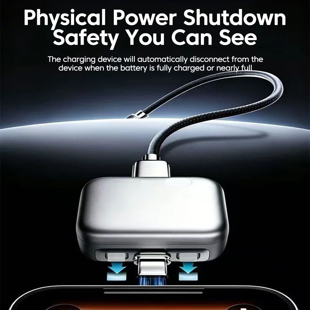 Type C Charging 140W Smart Full Charge Self-Cut Adapter Auto Disconnect for Night Charging Overcharge Prevention Separator