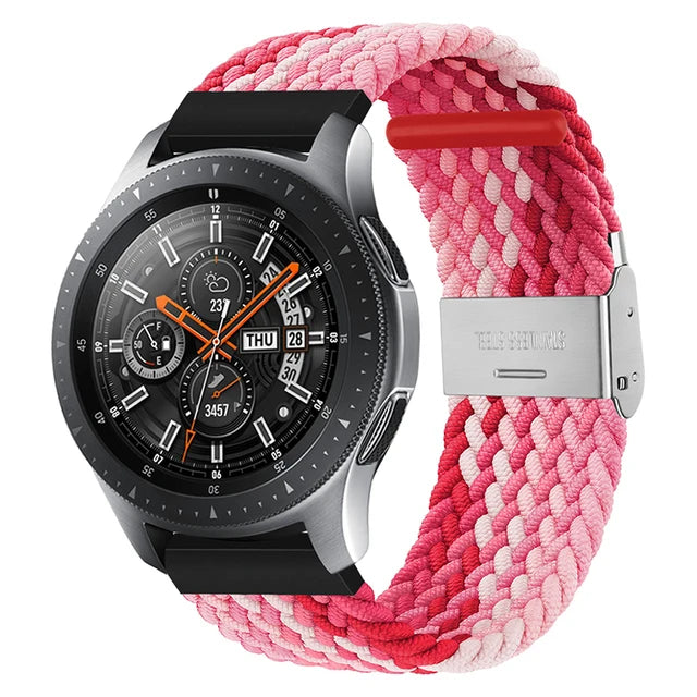 20mm 22mm Nylon strap for Samsung Galaxy Watch 3 42mm 46mm Gear S3 Active 2 Watch Adjustable Bracelet For Amazfit Huawei Correas