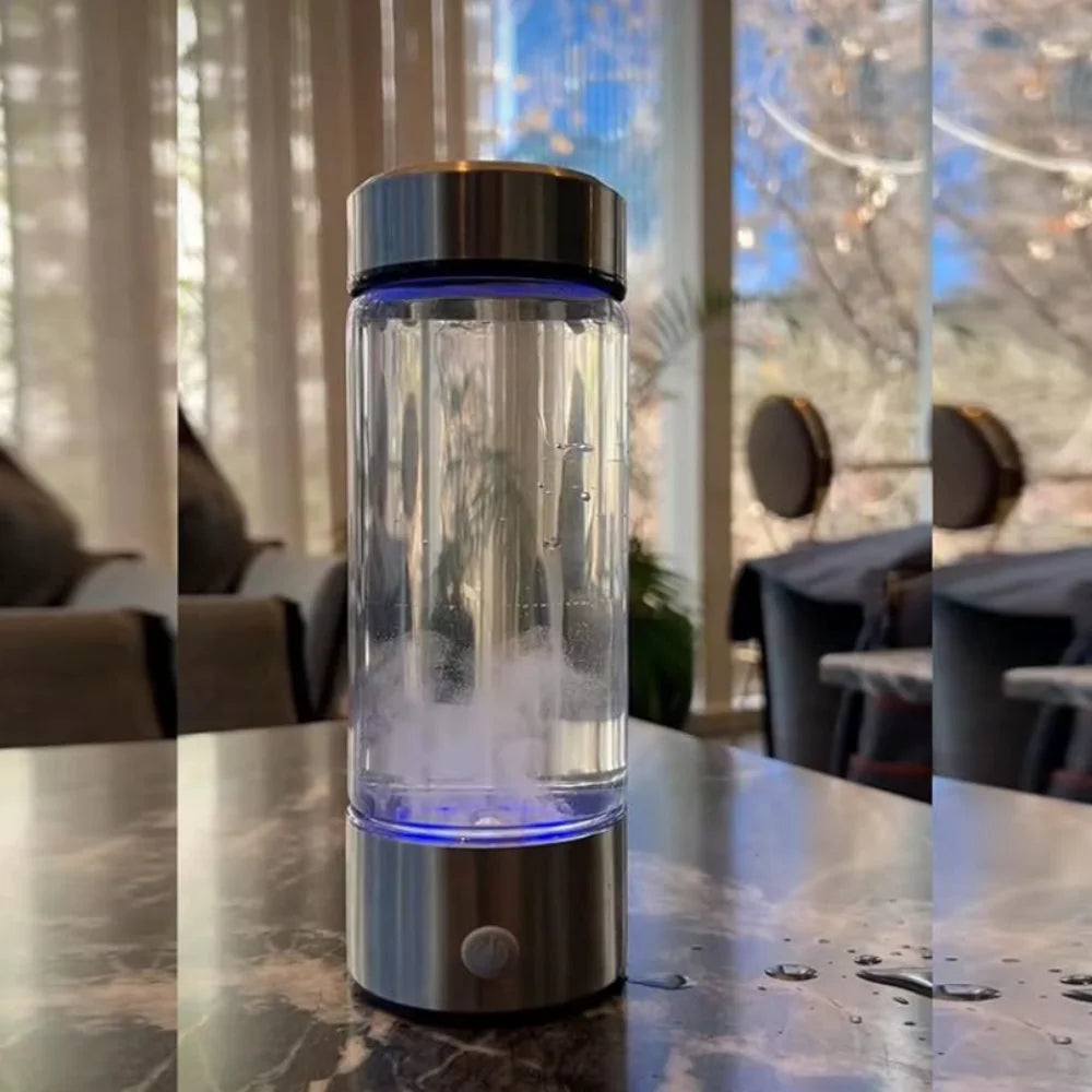 Portable USB Hydrogen Water Generator Bottle