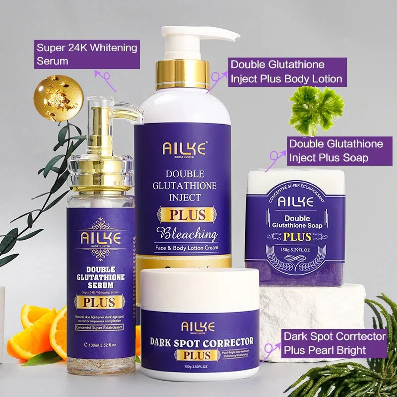 AILKE Premium Skin Lightening Cream - Dark Spot Corrector for Uneven Skin Tone - Face, Body, Underarm, Knees, Elbows, Knuckle