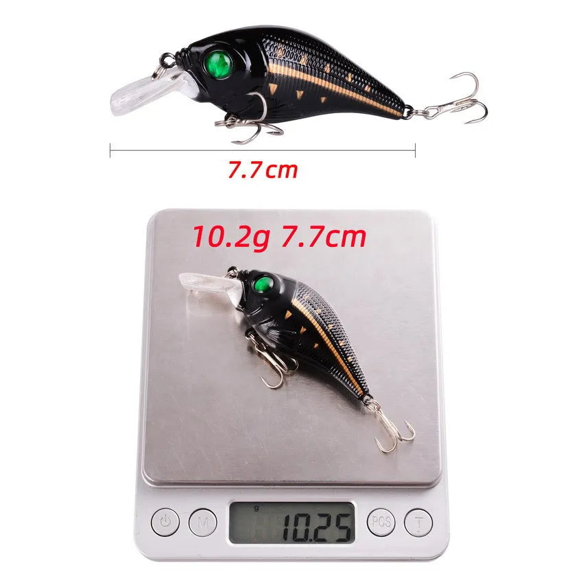 1PCS 7.7CM/12.2G Rock Little Fatty Lure Bait Set Fake Bait Fishing Supplies Imitation Bait Lure Plastic Simulation Fishing Gear