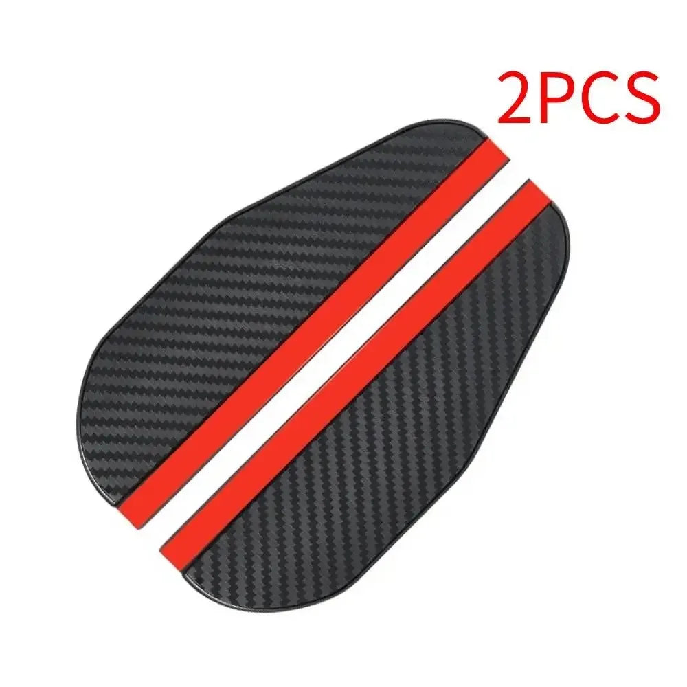 4/2PCS Car Rearview Mirror Rain Eyebrow Carbon Fiber Rain Shield Sun Shade Clear Vision Protector for Auto Mirror Accessories