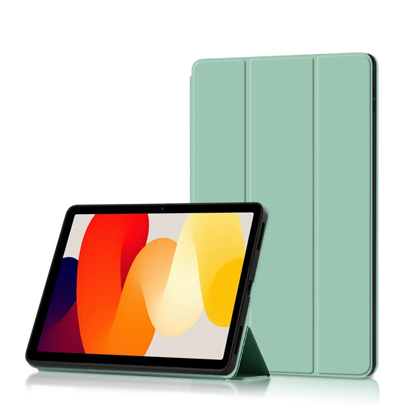 AJIUYU For Xiaomi Redmi Pad SE Case 11 inch 2023 Tri-Folding Flip Stand Cover For Redmi Red Mi Pad SE Tablet Auto Sleep Cover