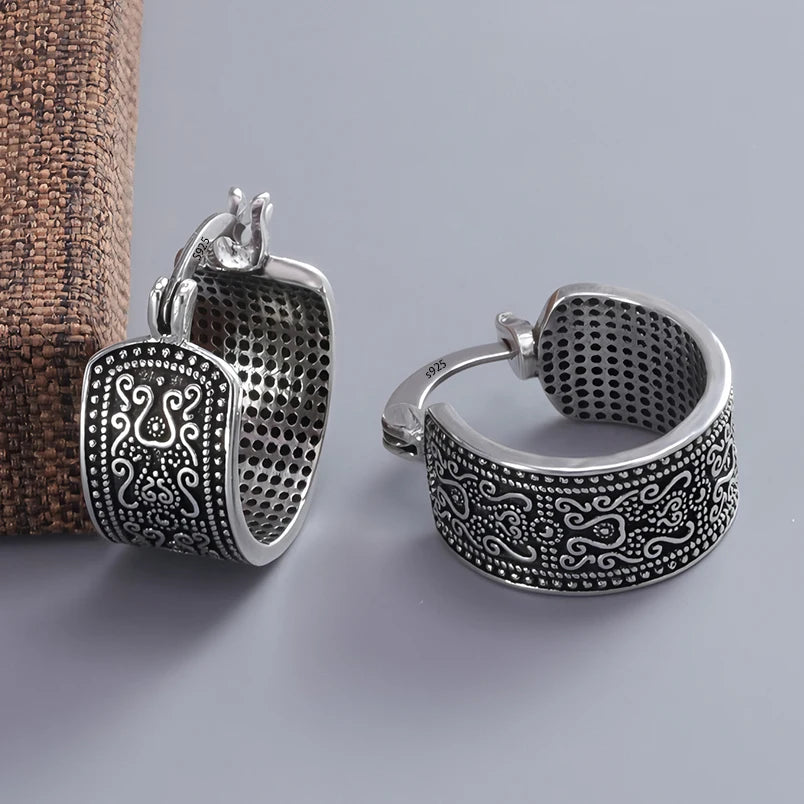 925 Sterling Silver Star Earring for Women Girl Personal Originality Trend Hip Hop Neutral Jewelry Gift Dropshipping