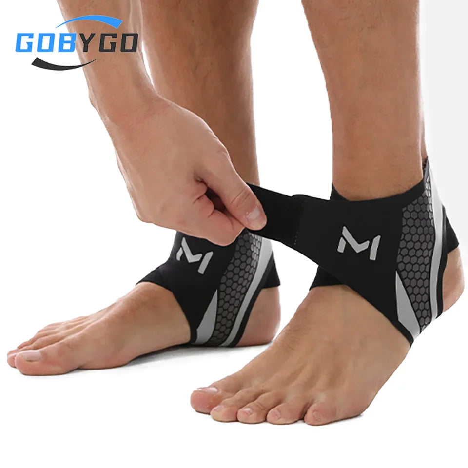 GOBYGO 1Pcs Ankle Protectors Running Joint Strain Ankle Wear Tear Anti-fracture Ankle Protector Basketball Soccer Men Women