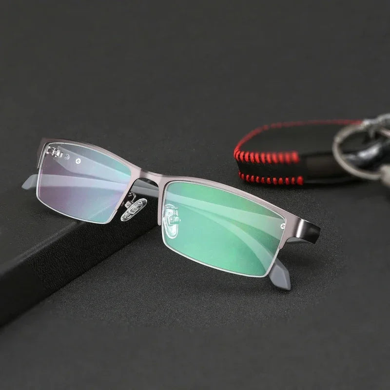 TR90 Titanium Multifocal Reading Glasses Photochromic Men Women Progressive Bifocal Anti Blue Ray UV Protect Presbyopic Glasses