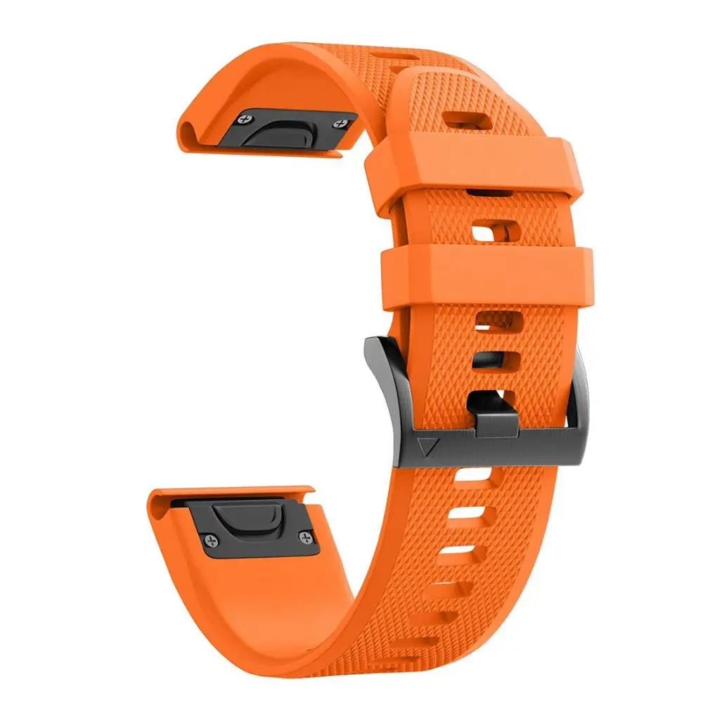 26mm 22mm Watch Strap Bracelet For Garmin Fenix 7X 7 6X 6 Pro 5X Plus 3HR 955 945 Wristband Epix Gen 2 MK2i Tactix Silicone Band