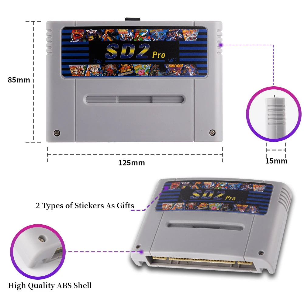 SD2 Game SNES for SD2SNES Rev. Z Version FXPAK Pro 5000 in 1 For SNES 16 Bit Video Game Console with 16G Card FOR Cyclone Chip