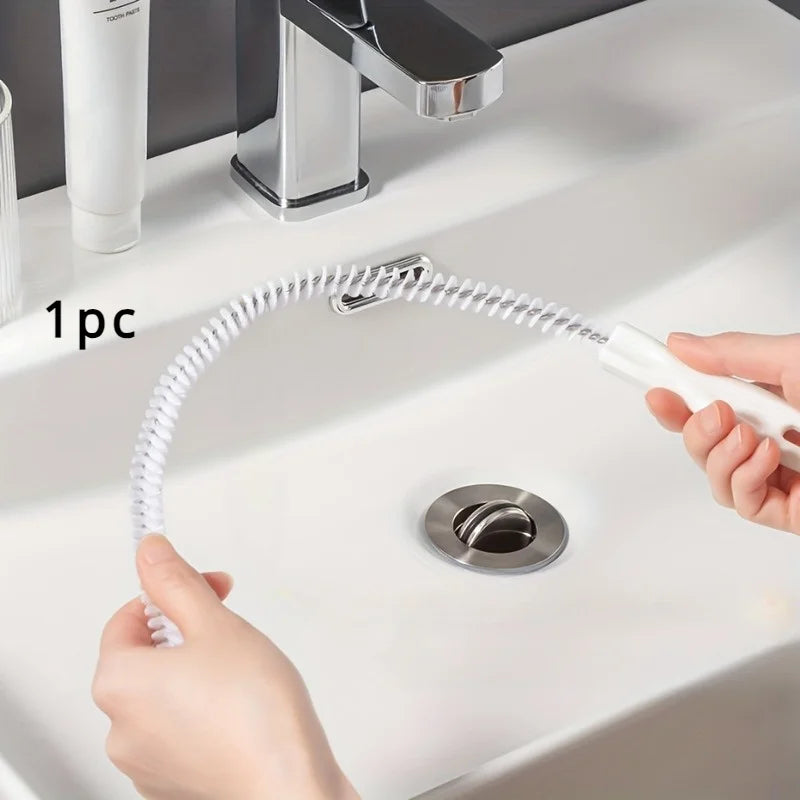 1pcs 45CM Pipeline Dredging Machine、Sewer、Hair Cleaner、Facial Sink、Cleaning brush、Water Pipe Dredging Tool、Sacred Tools