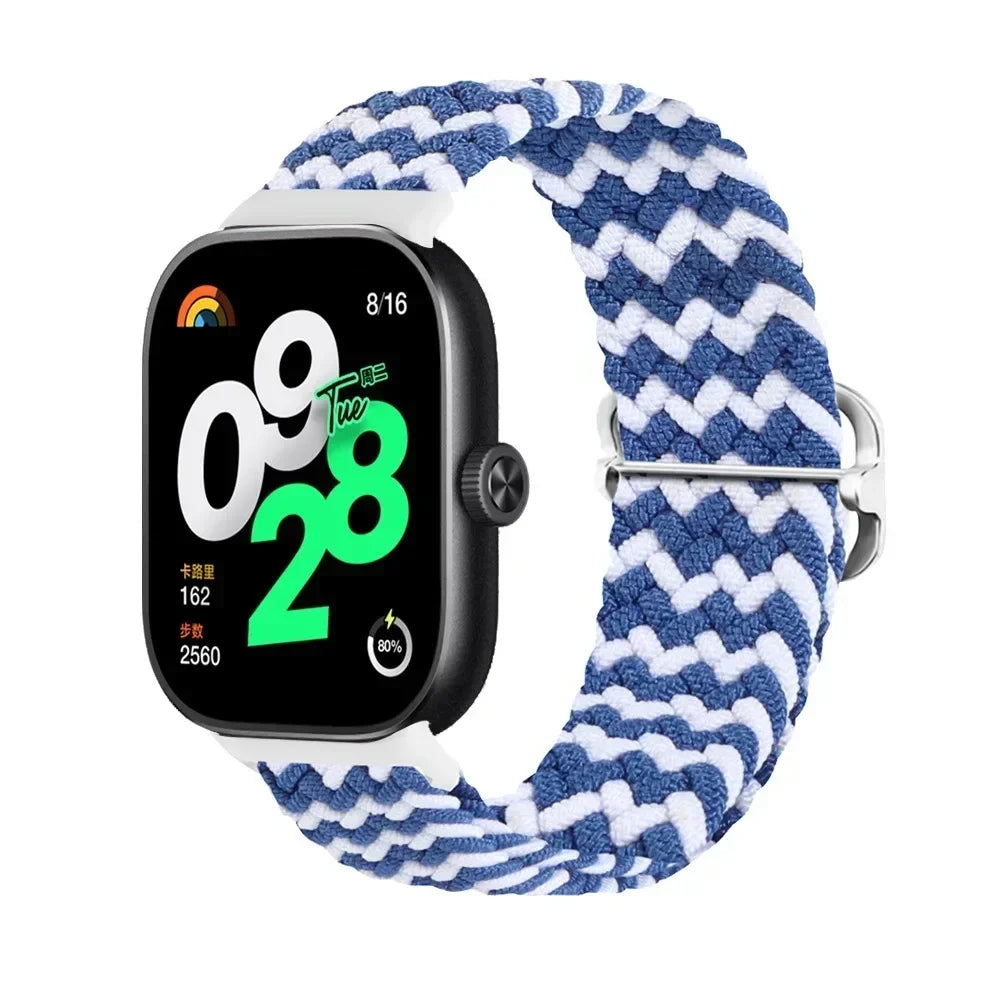 Nylon Strap for Xiaomi Redmi Watch 4/5/6 Adjustable Wristband Sport Watchband for Mi band 9 Pro/Mi Band 8 Pro Belt Accessories