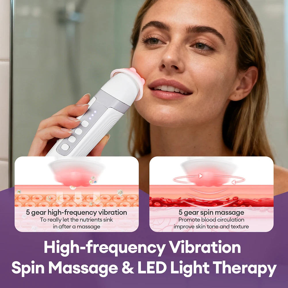4 Tips CO2 Bubble Pen Aqua Skin Face Cleansing SPA Beauty Device CO2 Pods Massager Portable Oxygen Bubble Facial Machine