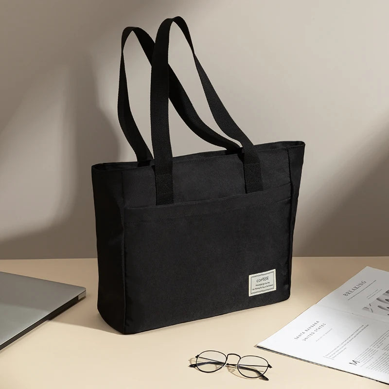 Shockproof Canvas Women Laptop Tote Bag 14 inch for Macbook Air Pro Huawei Dell ASUS Acer XiaoMi HP Notebook Handbags Briefcase