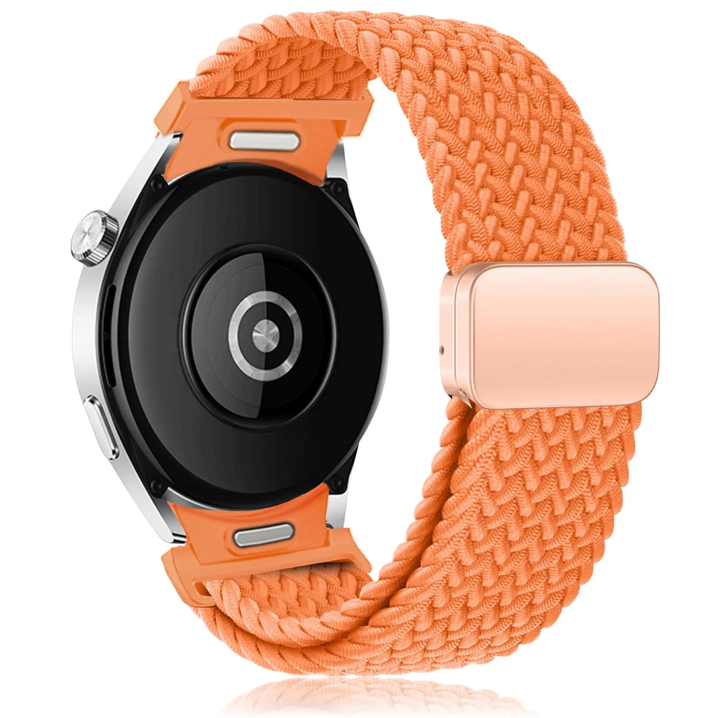 No Gaps Band For Samsung Galaxy Watch 6 4 classic/5 pro 47mm 43mm 44mm 40mm magnetic Braided bracelet Galaxy watch6 watch4 strap