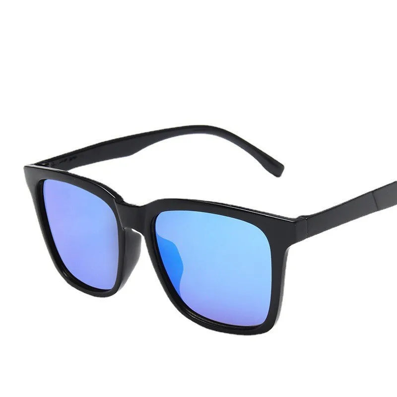 Retro Sunglasses For Men Korean Style Outdoor Square Sunglasses Driving Mercury Women Sunscreen Glasses Lens UV400