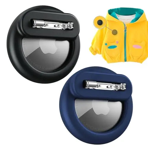 Silicone Airtag Holder for Kids with Safety Pins AirTag GPS Tracker Case for Children Elderly Hidden Inside Clothes Shoe Backpac