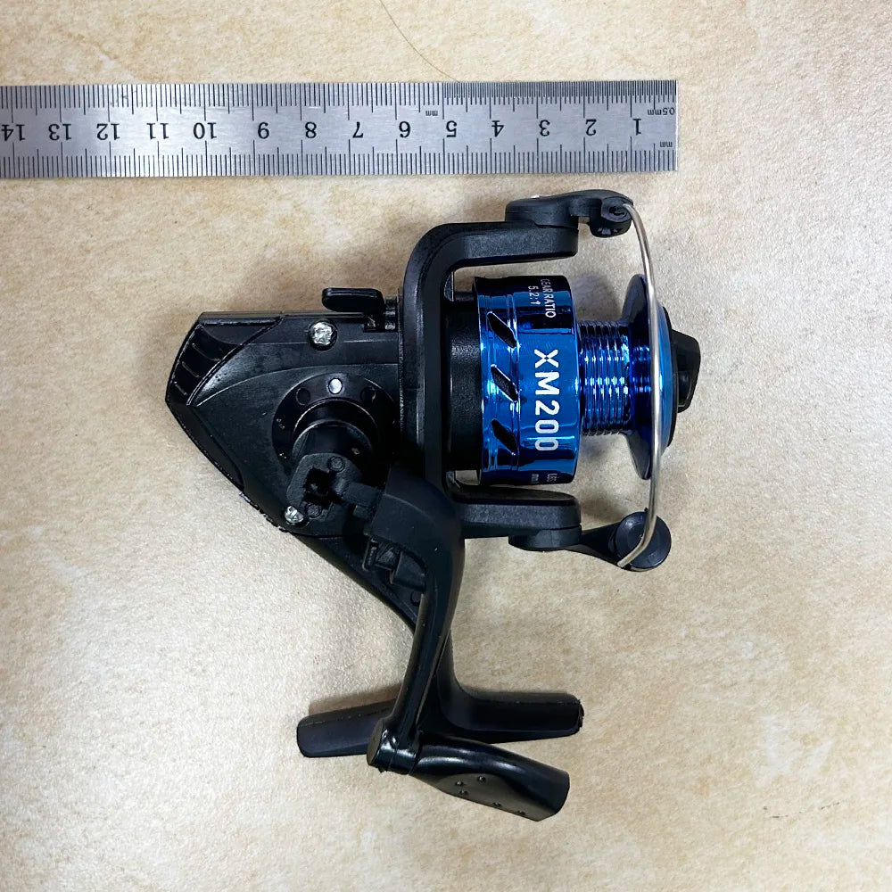 Plastics Spinning Fishing Reels 5.2:1 Wheel Spinning Reel Fishing Lure Wheel Vessel Bait Casting Flying Fishing Trolling