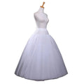 Plus Size Petticoats for Women Floor Length Crinoline Hoopless Long Petticoat Underskirt Puffy Skirt for Wedding Dress Ball