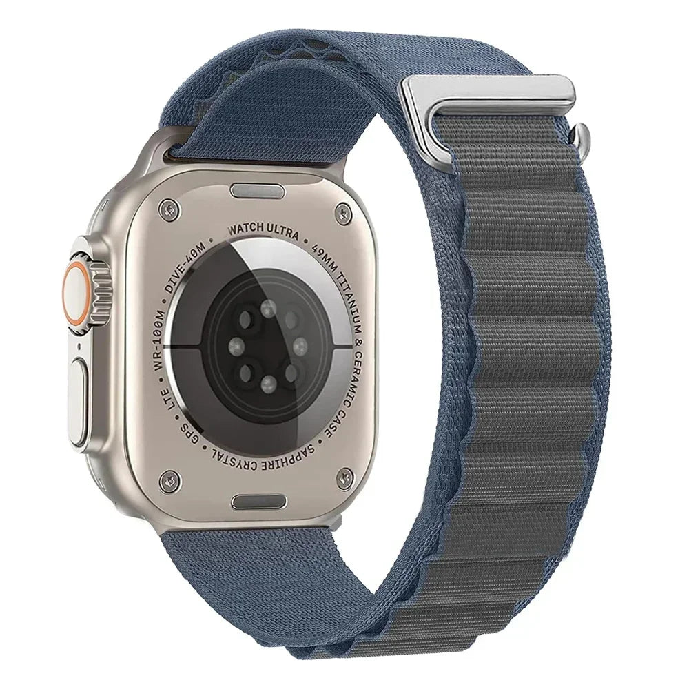 Alpine Loop Strap For Apple Watch Ultra 3 2 1 Band 49mm 11 10 9 8 7 45mm 41mm 42mm 46mm Nylon Bracelet iWatch 6 5 4 3 SE3 2 Belt
