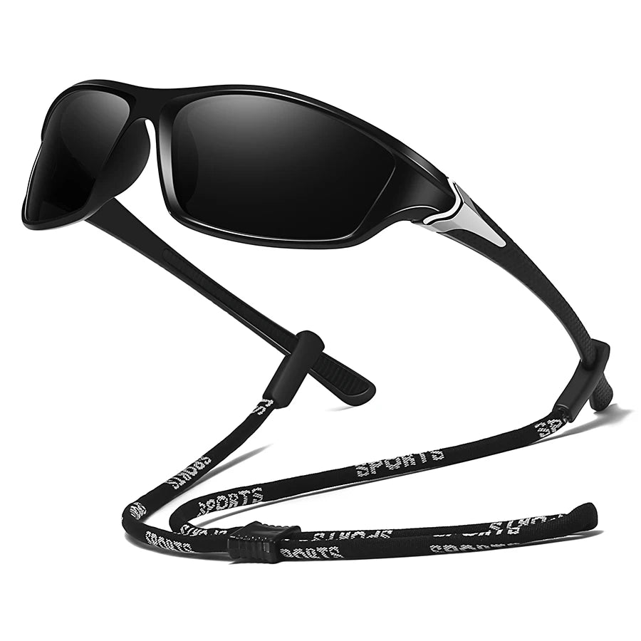 Men And Women  Eyewear Outdoor Sports Sunglasses With Chain Cycling Climbing Skiing Fishing Vintage Sun Glasses