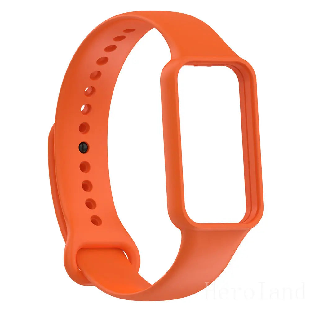 Fashion Silicone Watch Strap for Huami Amazfit Band 7 Smartwatch Band Bracelet Sport Wristband for Amazfit Band 7 Strap Buckle N