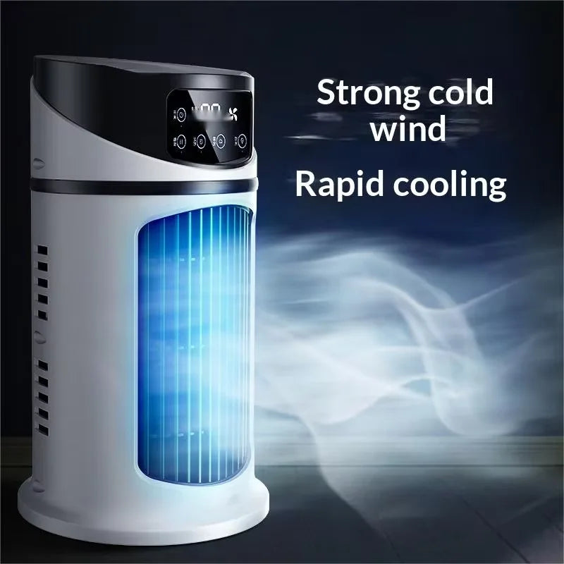Portable Mini Air Conditioner Air Cooler Fan Water Cooling Fan Air Conditioning Air Cooler For Office Mobile Air Conditioner