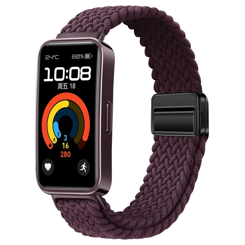 Sports Nylon Loop Strap for Huawei Band 11/11 Pro/10/9/8 Official Replacement Bracelet Belt Huawei Band 11 Wristband Accessories