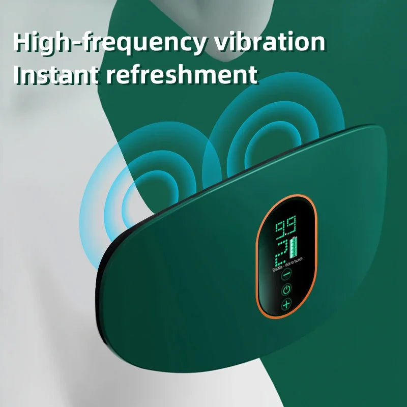 EMS Waist Abdominal Massage Belt Heating & Vibrating Slimming Fat Burner for Body Shaping Belly Back Leg Muscle Relief