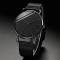 Men Business Watches Fashion Black Mesh Band Male's Quartz Watch Relogio Masculino Reloj Hombre