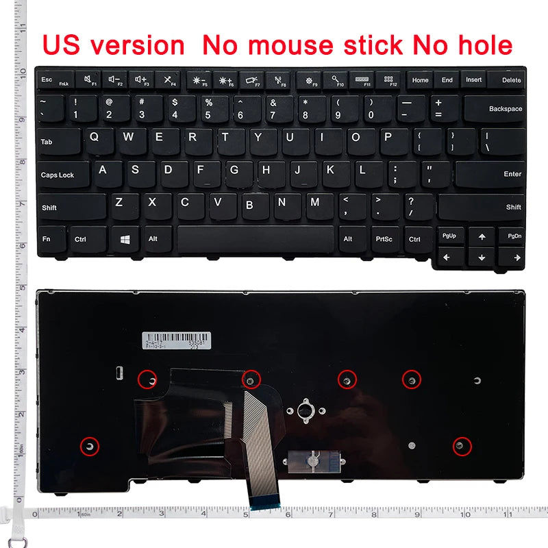 US English NEW Laptop Keyboard For Lenovo IBM Thinkpad E431 E440  L440 L450 L460 L470 T431S T440 T440P T440S T450 T450S T460