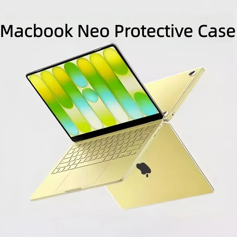 Laptop Case for MacBook Neo Case Touch Coque for 2026 MacBook Neon Case Funda MacBook Neo Skin A18 Pro A3404 Protective Cover