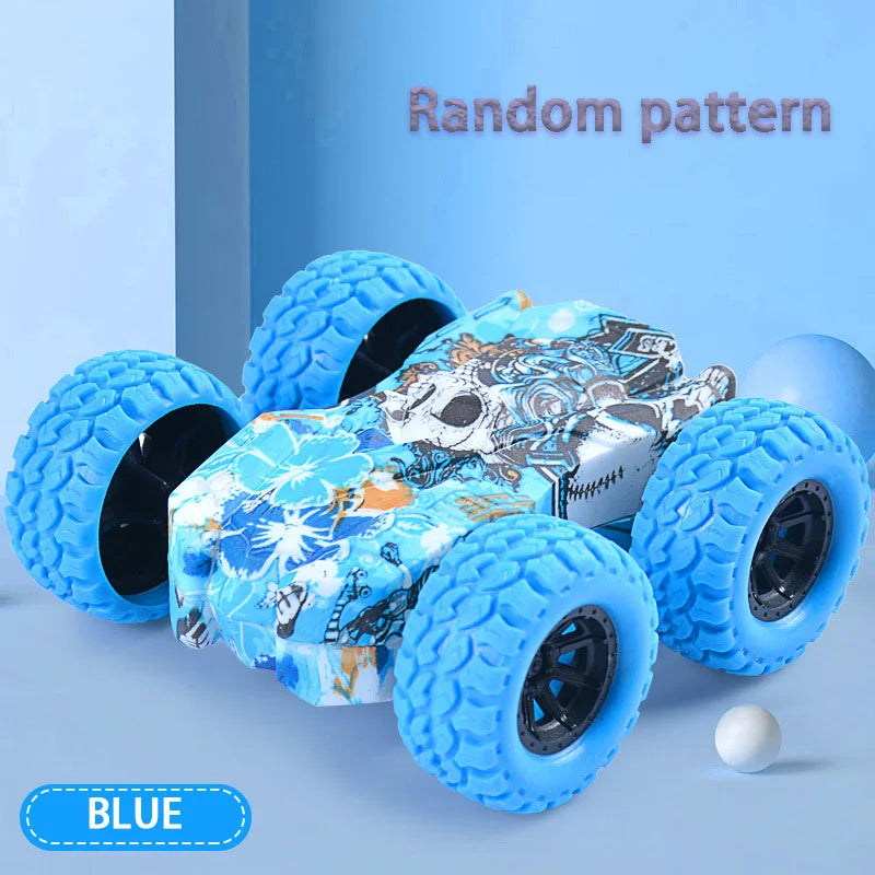 Children's Toy Car Fun Double-Sided Car Inertial Safety Anti-Collision Anti-Fall Kids Model Sliding Off-Road Vehicle