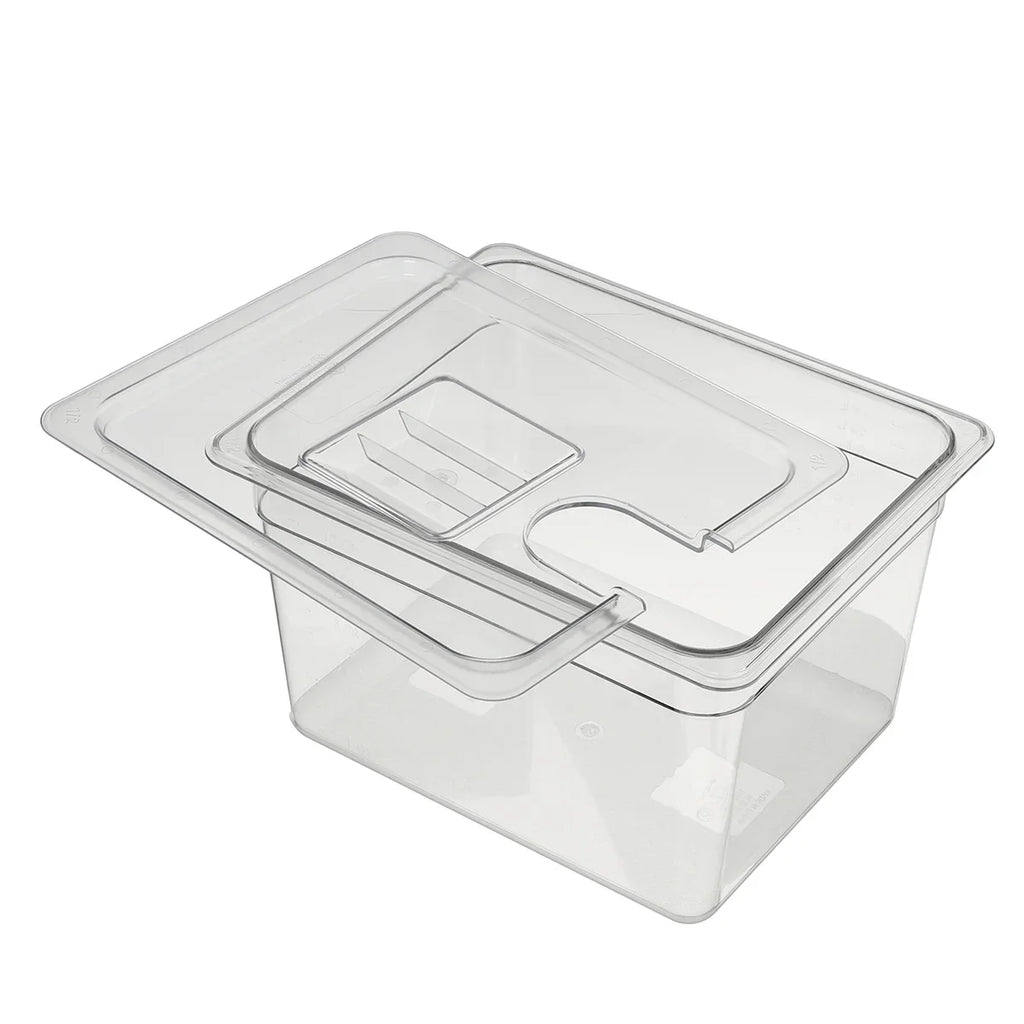 6L 11L Sous Vide Container Water Tank with Lid for Circulator Sous Vide Cooking Immersion Slow Cooker Cooking Tool