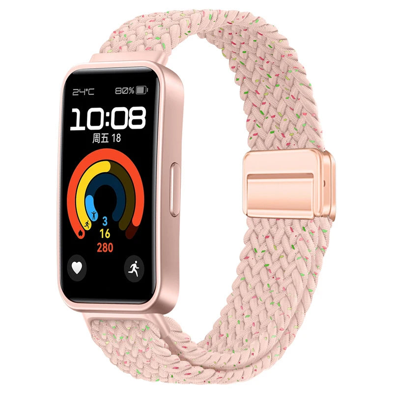Sports Nylon Loop Strap for Huawei Band 11/11 Pro/10/9/8 Official Replacement Bracelet Belt Huawei Band 11 Wristband Accessories