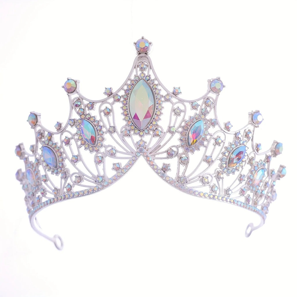 Bridal Crown Baroque Vintage Princess Queen Headwear Crystal Tiara For Women Wedding Crown Hair Dress Accessories Jewelry