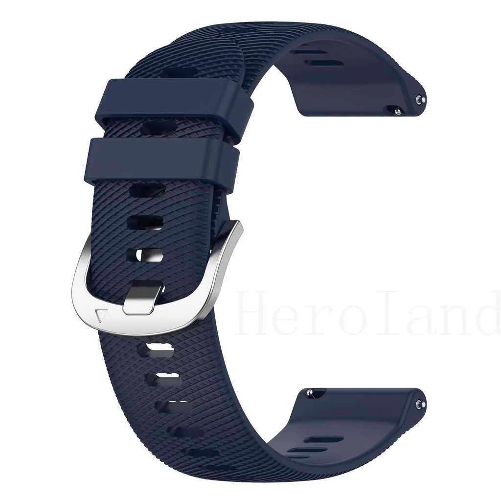 Silicone 18 20 22mm Watchband For Garmin Forerunner 265 265S 255S 255 Vivoactive 3 4 Strap Wristband For For Garmin Venu 2 Band