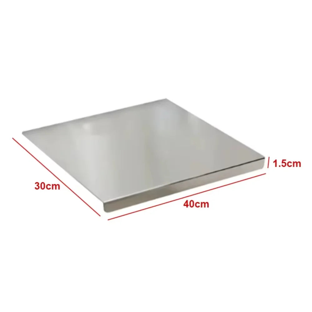 This Stainless Steel Kitchen Cutting Board Is Easy To Clean, Double-sided and Versatile Suitable for Handling Kitchen Vegetables