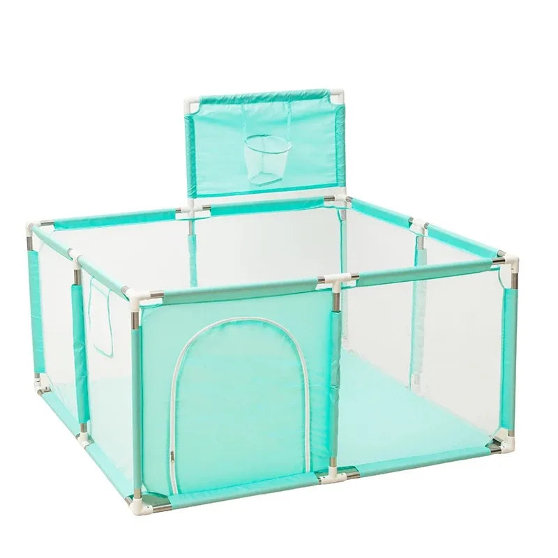 Baby Playground Playpen Corralito for Baby Toddlers with Thicken Steel Pipes Kids Play Park Activity Fence Ball Box Game Playpen