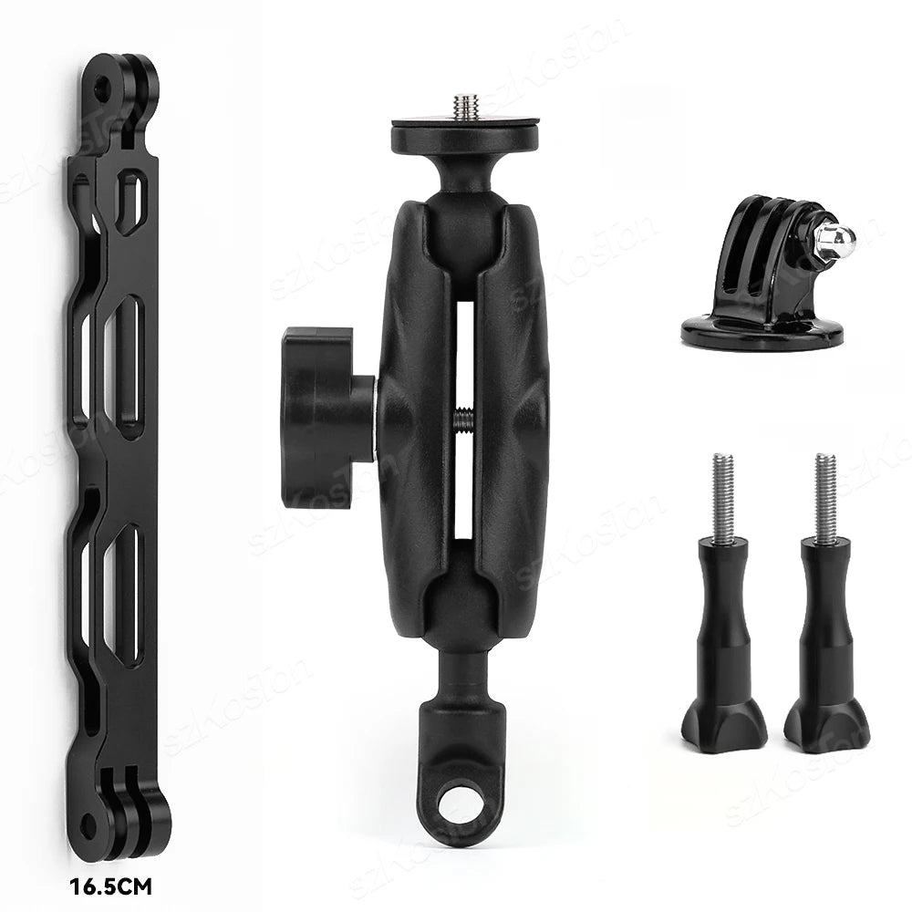 For GoPro 13 12 11 10 Motorcycle Bicycle Holder Handlebar Mount Bracket For Insta 360 X5 X4 DJI OSMO 360 Action 6 5 4 Accessory