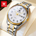 OLEVS 5567 Original Men's Watches Simple Classic Large Digital Dial Dual Calendar Waterproof Luminous Quartz Watch for Men Hot