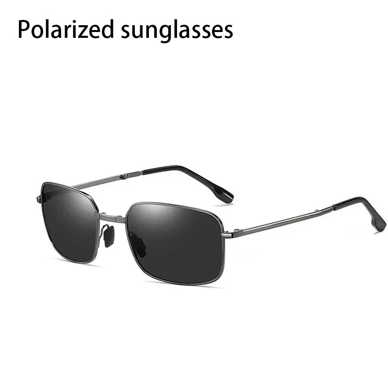 2023 New High-quality Fashion Foldable Polarized Sunglasses Men Women Vintage Portable Folding Metal Frame Sun Glasses UV400