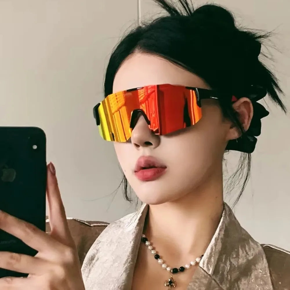 New Outdoor Sport Goggle Fashion Windproof Skiing Shades Cycling Riding UV Protection Popular Sunshade Sunglasses for Men Women