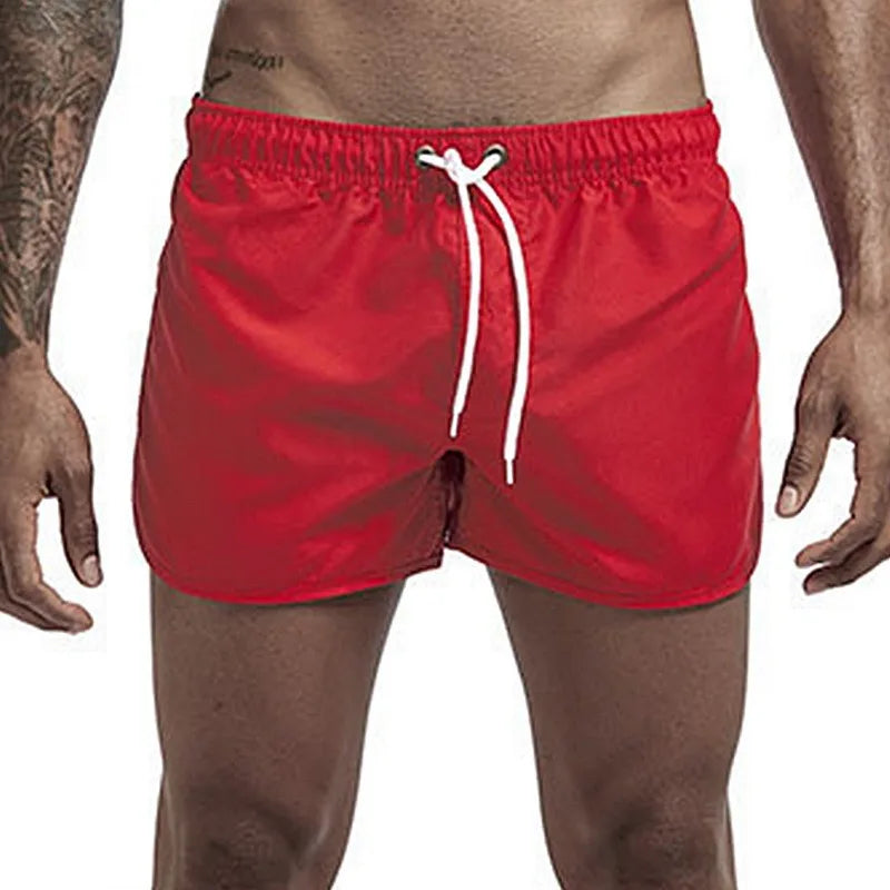 Shorts For Mens 2023 Summer Men's Swimwear Shorts Brand Beachwear Sexy Swim Trunks Men Swimsuits Low Waist Breathable Beach Wear