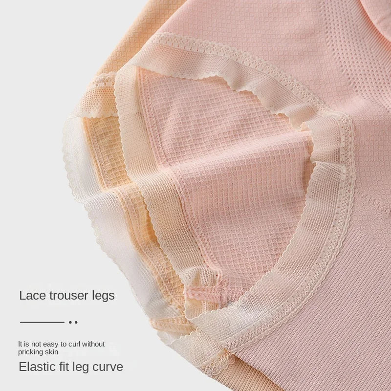 Maternity Panties High Waist Pregnant Panties Adjustable Belly Support Briefs for Pregnant Women Lace Solid Color Cozy Intimates