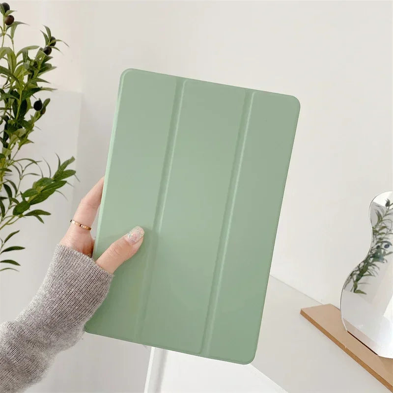 Smart Case for Lenovo tab P12 12.7 inch 2023 Tablet Trifold Stand Soft TPU Cover for Xiaoxin Pad Pro 12.7 TB371FC with Auto Wake