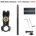 Motorcycle Bicycle Selfie Stick Monopod Mount Handlebar Bracket for Insta360 X5 X3 X4 GoPro 13 12 11 10 9 DJI Action 6 Accessory