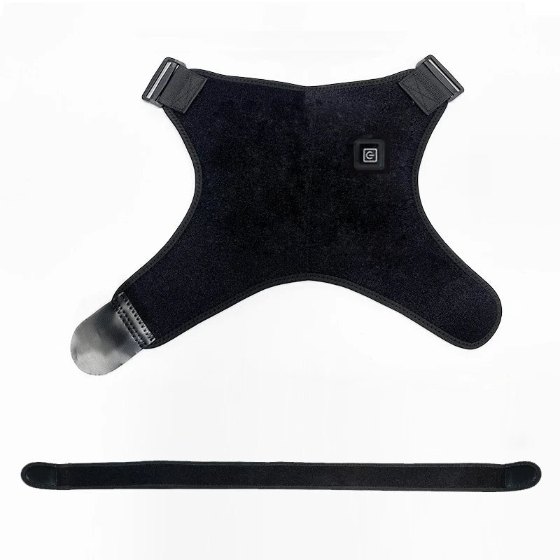 USB Electric Heating Amr Heated Shoulder Brace Wrap Shoulder Massage Support Belt Strap for Arm Shoulder Fitness Brace Keep Warm