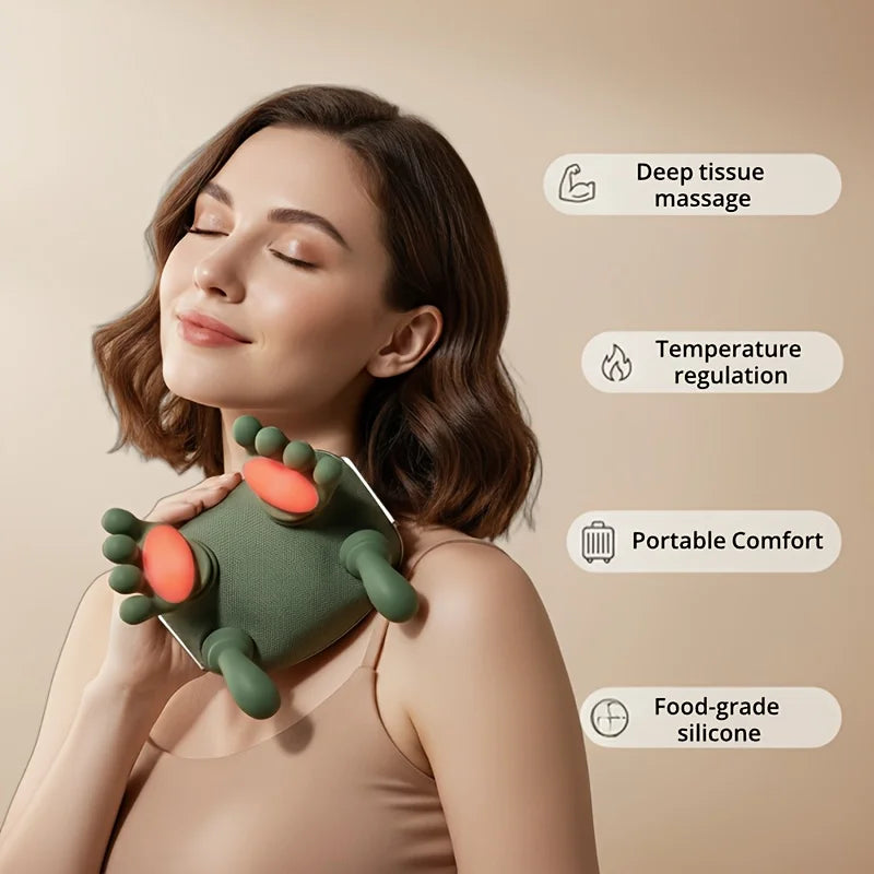 New shoulder and neck massager, neck massager, fully automatic charging finger press hand massager