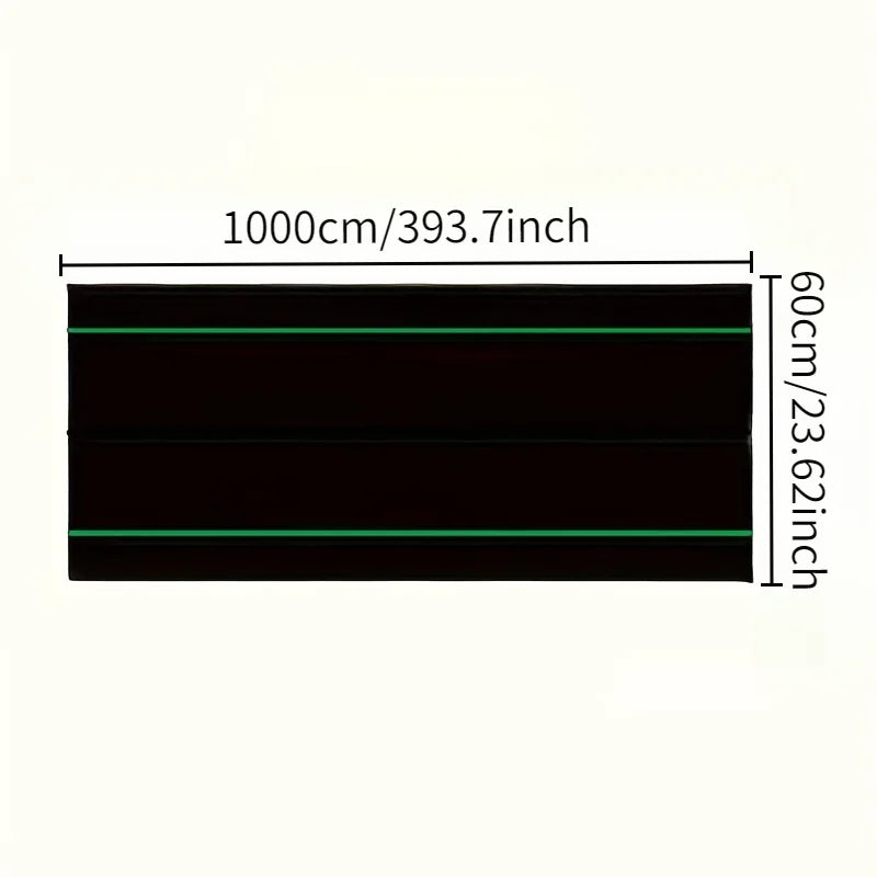 Heavy-duty weed control fabric, landscaping geotextile, durable and wear-resistant ground cover mat, yard and driveway weed barr