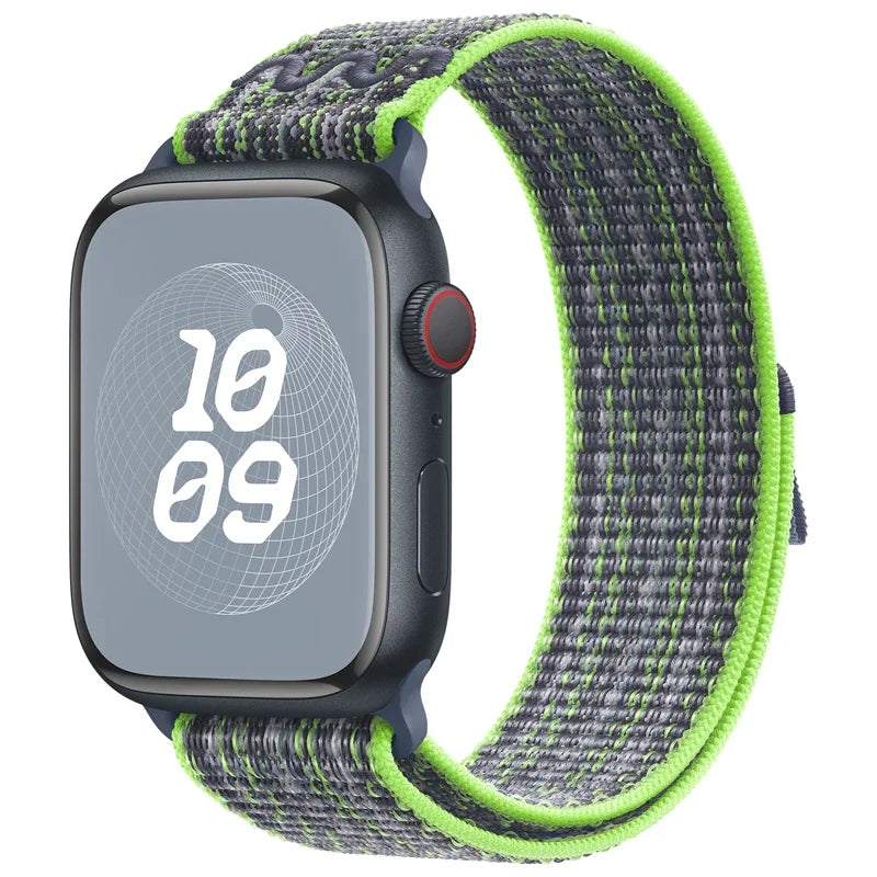 Nylon Band for Apple Watch Band Ultra 2 49mm 44mm 40mm 45mm 41mm 42mm 40mm Bracelet Strap IWatch Ultra Series 9 7 6 5 Se 8